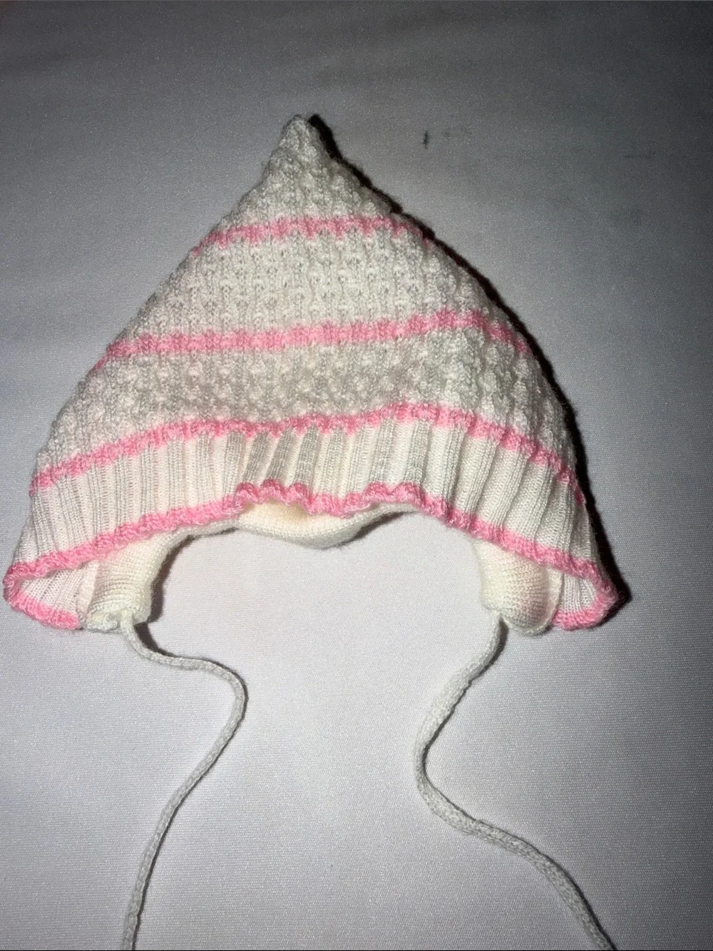 Hand Crocheted Baby Infant Girl Sweater & Shoes & Bonnet Newborn Gift